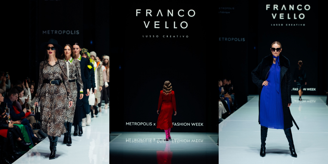 Бренд FRANCO VELLO представил коллекцию FW'23/24 в рамках московской недели моды SOKOL Fashion Week.